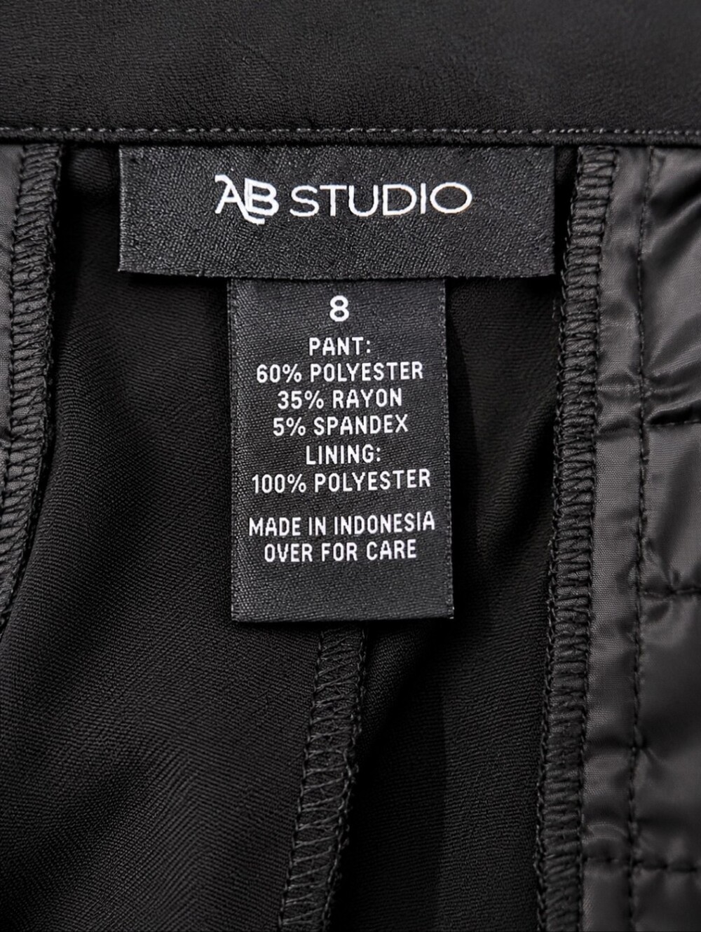 AB Studio Black Dress Pants